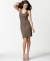 This basic dress from BCBGMAXAZRIA belongs in every woman's closet. The fitted shape and simple design is versatile and always in style.