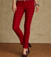 Go mad for plaid in Tommy Hilfiger's prepped up denim, in a chic tonal print.