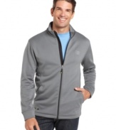 You need the style and function that this mock neck sweater from Izod provides. It's special performance X helps adapt to your environment and is lightweight, thermal and wind resistant. (Clearance)