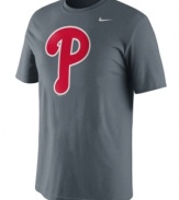 Start the wave of appreciation and support for your beloved Philadelphia Phillies baseball team with this graphic Nike t-shirt.