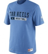 Be a part of the wave-help keep team spirit up with this North Carolina Tar Heels NCAA basketball t-shirt from Nike.