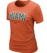 Keep your team pride on display with this NCAA Miami Hurricanes t-shirt from Nike.