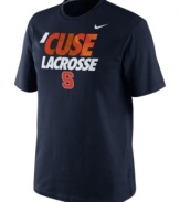 Catch this training shirt by Nike featuring the Syracuse Orange and score the winning goal!