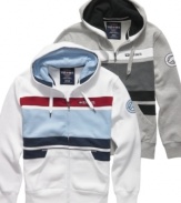 Head out in style with this casual, classic hoodie from Ecko Unlimited.