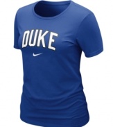 Keep your team pride on display with this NCAA Duke Blue Devils t-shirt from Nike.