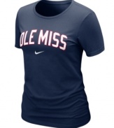 Keep your team pride on display with this NCAA Mississippi Rebels t-shirt from Nike.