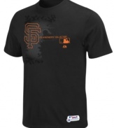 Batter up! Lead the crowd in supporting your favorite San Francisco team with this Giants MLB t-shirt from Majestic.