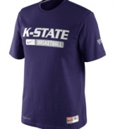Be a part of the wave-help keep team spirit up with this Kansas State Wildcats NCAA basketball t-shirt from Nike.