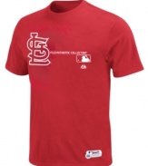 Time to rally! Throw on this St. Louis Cardinals MLB t-shirt from Majestic and cheer your team to a win.
