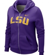Spread the spirit and cheer on your favorite team with this NCAA LSU Tigers hoodie from Nike.