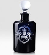 This exquisite piece is crafted from hand-blown clear crystal, cased in black crystal with a whimsical hand-cut skull-and-crossbones motif.40 ounces11½L X 11HHand washImported