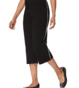 Take it easy in these comfy lounge pants from Style&co. Sport.