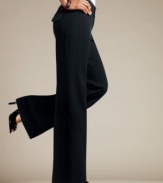 Style&co.'s stretch wide-leg pants are cut to flatter your shape.