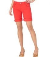 These breezy Bermuda shorts by Kut from the Kloth usher in spring with a cheerful, vibrant color.