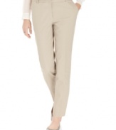 Jones New York's skinny trousers create a flattering silhouette, thanks to a cropped fit. Pair with flats and a tee for essential weekend style.