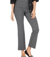 These easy pants from Style&co. Sport feature a slimming tummy panel for a flattering fit, while the wide waistband offers all-day comfort.