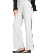 A fashionably affordable price makes these Style&co. Sport pants a must-have for every closet. Subtle piping and a relaxed fit update the look.