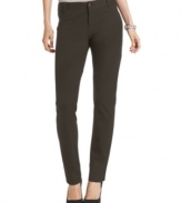 The combination of five-pocket denim styling and chic ponte-knit fabric makes these petite INC pants a must-have for every wardrobe. The curve-hugging cut flatters your silhouette like nothing else.