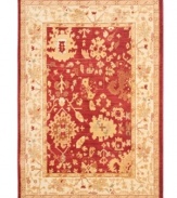 Introduce the casual, historical elegance of Oushak rugs to your home with this modern Caladonia area rug from Lauren Ralph Lauren. Crafted in Turkey using advanced power-looming techniques to create the look of heathered fibers for a soft, lustrous appearance in durable polypropylene.