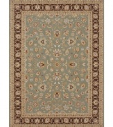 Utterly remarkable in its rich detail and beautiful, soft tones of sage and coffee, the Samira area rug from Loloi updates any space with traditional Turkish-inspired design. Crafted in Turkey of ultra-durable and easy-to-clean polypropylene.
