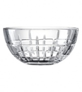 Create a stir with the classic linear cut and striking crystal elegance of the Cocktail Party nut bowl. For a touch of luxe Lauren Ralph Lauren style with even the simplest snacks.