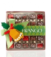 The perfect gift for chocolate lovers on your list. While some of these milk mint chocolates are wrapped in cheery red foil and others are topped with cute candy decorations, one thing is for sure -- every bite is totally delicious!