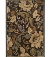 Bountiful blooms and lush leaves rendered in warm, inviting tones make a dramatic impact in any space. Long-wearing polypropylene offers superb stain resistance, making this Sphinx area rug ideal for the busiest areas in your home. (Clearance)