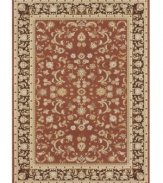 Impeccably detailed florals cascade across this Samira area rug from Loloi, imparting a distinctly traditional and elegant design for any space. Crafted in Turkey of ultra-durable and easy-to-clean polypropylene.