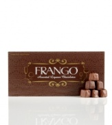 Enjoy a sweet nip of your favorite liqueur flavor, flawlessly combined with Frango's famous chocolate. Each heavenly bite delivers a smooth, rich burst of grownup taste.