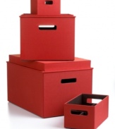 There's so much more in store. Perfectly complementing your space, this innovative and durable collection looks good & organizes great with flex dividers that customize the inside of each box to sort and order your belongings. The dividers simply pop open when you need them and pop back when you don't, creating order that makes it easy to find what you're looking for.