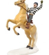 A figment of his imagination but a memorable villain nonetheless, this bad guy doesn't stand a chance against Ralphie and his fictional Red Ryder BB gun. A Christmas Story Village must-have from Department 56.