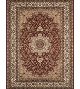 An intricately complex Persian-inspired design in crisp tones creates a captivating accent in the Princeton area rug from Kenneth Mink. Crafted for supreme durability with an ultra-soft finish.