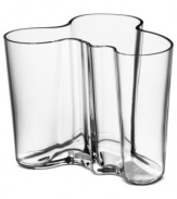 Named after the unconventional Finnish architect, the Aalto giftware collection brings innovative designs to any space. Each mouth-blown vase is individually crafted, offering completely unique style. Its purpose is left up to you.