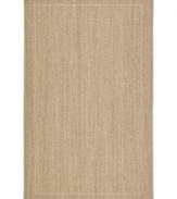 A central scalloped motif creates an intriguing design in the softest hues, offering a new and dramatic area rug from Lauren Ralph Lauren. Machine-made in India of the finest sisal fibers.