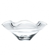 Crafted of clear glass with a playful ruffled edge, the Lenox Organics Wave bowl tops tables and shelves with refreshing elegance. Enjoy as-is or fill with marbles, candies and more. Qualifies for Rebate