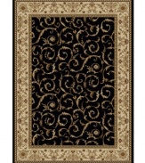 Like stepping into a lush Victorian-era garden, this Roma area rug set from Kenneth Mink offers this elegant look for every room in the house. Woven of plush olefin for lasting softness and durability. Includes three rugs.