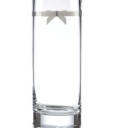 It's all in the details with the Grace Avenue vase from kate spade new york. A sweet pewter ribbon adds a preppy, feminine touch to sumptuous clear crystal.