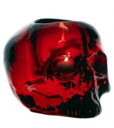 An ode to Shakespeare's Hamlet in red Kosta Boda glass, the Still Life votive holder breathes new life into any room. By artist Ludvig Löfgren.