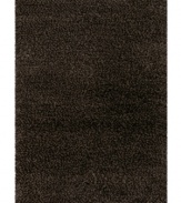 Permanent midnight. This dark-hued area rug by Couristan is created by blending different thicknesses of soft wool yarn, blissfully plush with an ultra-thick pile that's rich in both texture and tone.