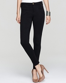 Intricate seaming and quilting details lend elegance to these easy-chic Free People leggings. Intricate seaming and quilting details lend elegance to these easy-chic Free People leggings.