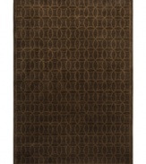 Inspired by early Moroccan textiles, the Zanzibar area rug presents a reinvented design in fresh color for the modern home. Its streamlined, low-cut pile and durable construction offer a handsome, lasting finish to any room. (Clearance)