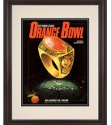 It was all about Miami in 1988. The Hurricanes blew the Sooners away at home, winning 20-14 at the 54th annual Orange Bowl national championship game. Bring back all the excitement with this vibrant program cover from the big day.