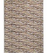 An undulating pattern forms a mesmerizing backdrop for your contemporary decor. Designed for easy care and long-lasting wear, this striking area rug from Surya will maintain its plush texture even in high-traffic areas.