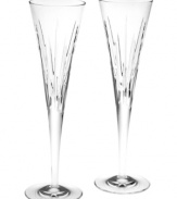 From the world-famous Reed & Barton company, the classic and traditional Soho pattern is a richly cut design in sparkling crystal. A perfect choice for first-time collectors of affordable crystal stemware and barware.