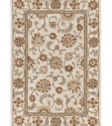 With a riot of blossoms and vines in a beautiful ivory palette, Dalyn's elegant Galleria rug is simply made to be admired. But the best news is that a durable poly-acrylic weave makes the lovely rug perfect for high-traffic areas!