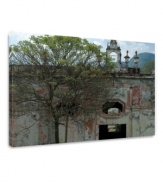 What's old is new in this large gallery-wrap canvas print by Ashley Beck. Ancient ruins shaded by a lone tree offer a unique and intriguing focus for contemporary decor.