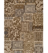 A showcase of classic damask style, this Momeni rug enlivens any room with an dramatic twist on timeless designs. Power-loomed from soft and durable polypropylene (perfect for those high-traffic areas in your home), this rug has a beautiful drop-stitch finish that adds exceptional depth and texture to the surface.