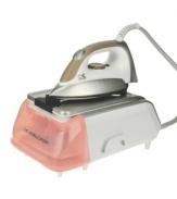 Come back to clean with the innovative ironing station from Kalorik. All the power and high performance of commercial laundry at your convenience with a unlimited steam from the extra-large water tank, a stainless steel soleplate for easy gliding and a heavier iron for greater pressure but no added hassle. As both a garment steamer and iron, this tool takes at-home convenience to a whole new level.