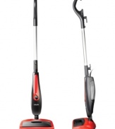 A clean sweep-you'll be completely floored by this steamer and sweeper in one, an easy-to-use chemical-free machine that takes on carpets and hard floors with 15 steam jets for sanitizing any room in the home. A swivel head, stable design and electronic pump get into tight places and provide continuous cleaning that kills up to 99.9& of household germs, like bacteria and germs.  Model HD-60.