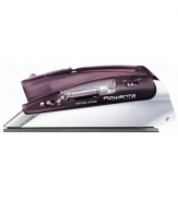 Whether it's at home or while traveling, Rowenta's compact iron packs a wrinkle-eliminating punch. Its micro-steam stainless-steel soleplate provides superior glide, while powerful steam smooths out even the most difficult fabrics. One-year limited warranty. Model DA-1560. Qualifies for Rebate